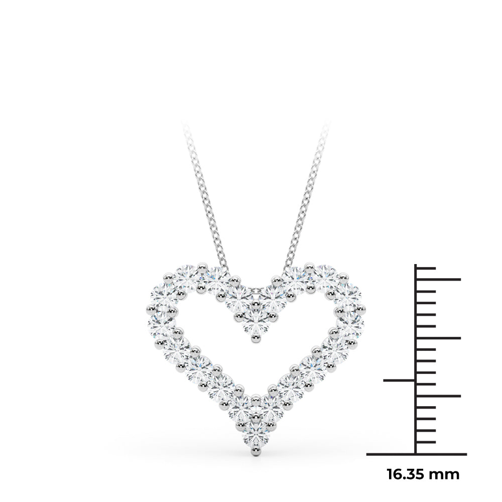 Diamond Heart Necklace (1 ct tw)