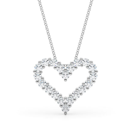 Diamond Necklace Heart