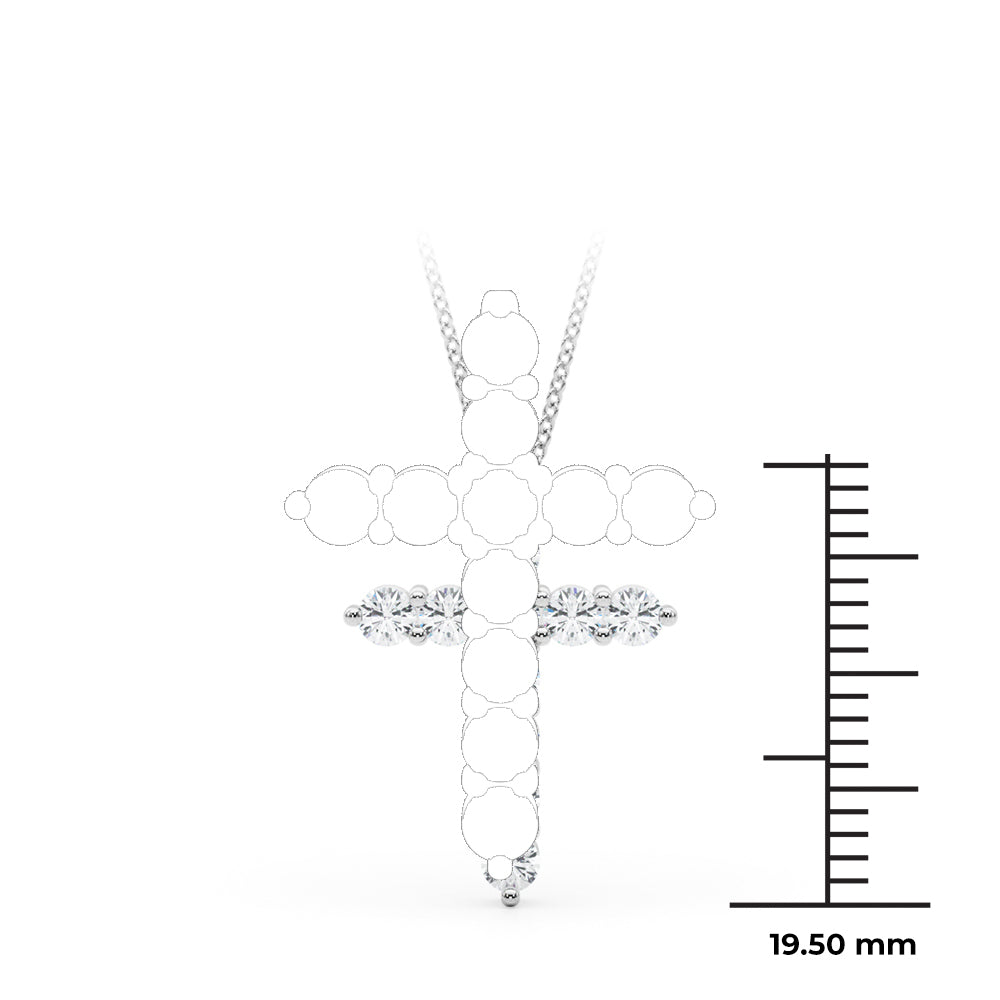 Diamond Necklace Cross