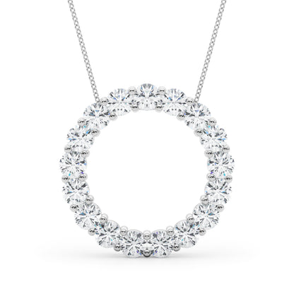 Round Diamond Necklace