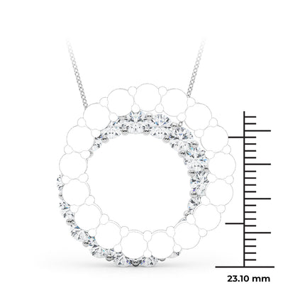 Round Diamond Necklace