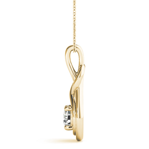 14k artistic Necklace (0.5 ct tw)