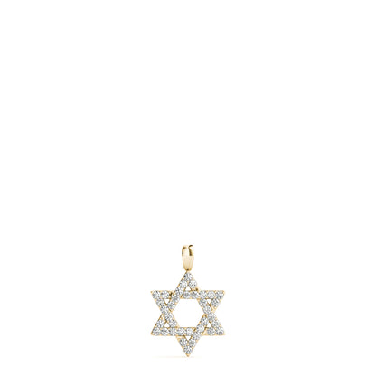 14k 6 Point Star Necklace(0.6 ct tw)