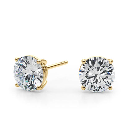 (1.5 Cttw) 3/4ct 4 Prong Stud Earrings