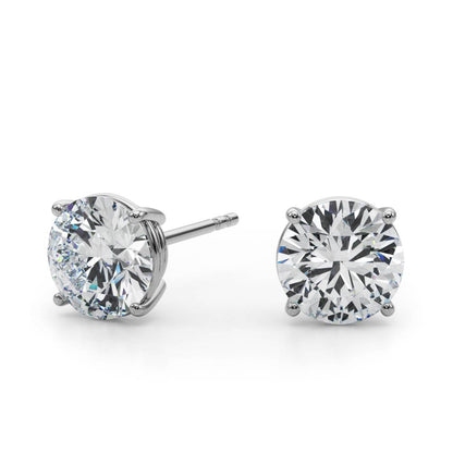 (1.5 Cttw) 3/4ct 4 Prong Stud Earrings