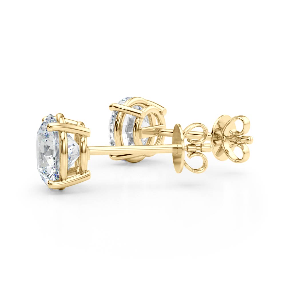 (1.5 Cttw) 3/4ct 4 Prong Stud Earrings