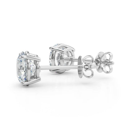 (1.5 Cttw) 3/4ct 4 Prong Stud Earrings