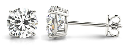 (1.5 Cttw) 3/4ct 4 Prong Stud Earrings